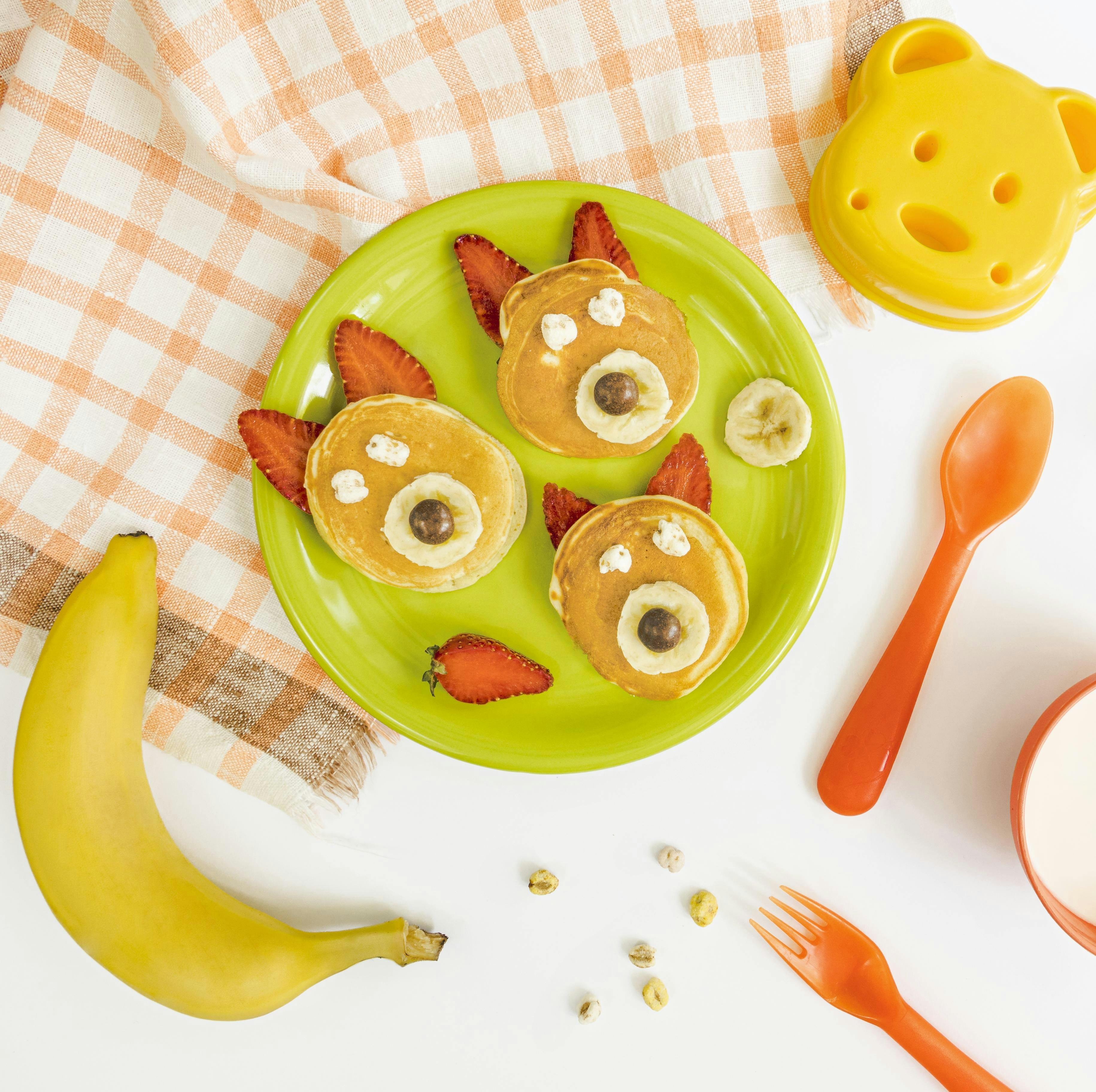 Creatively shaped food for kids